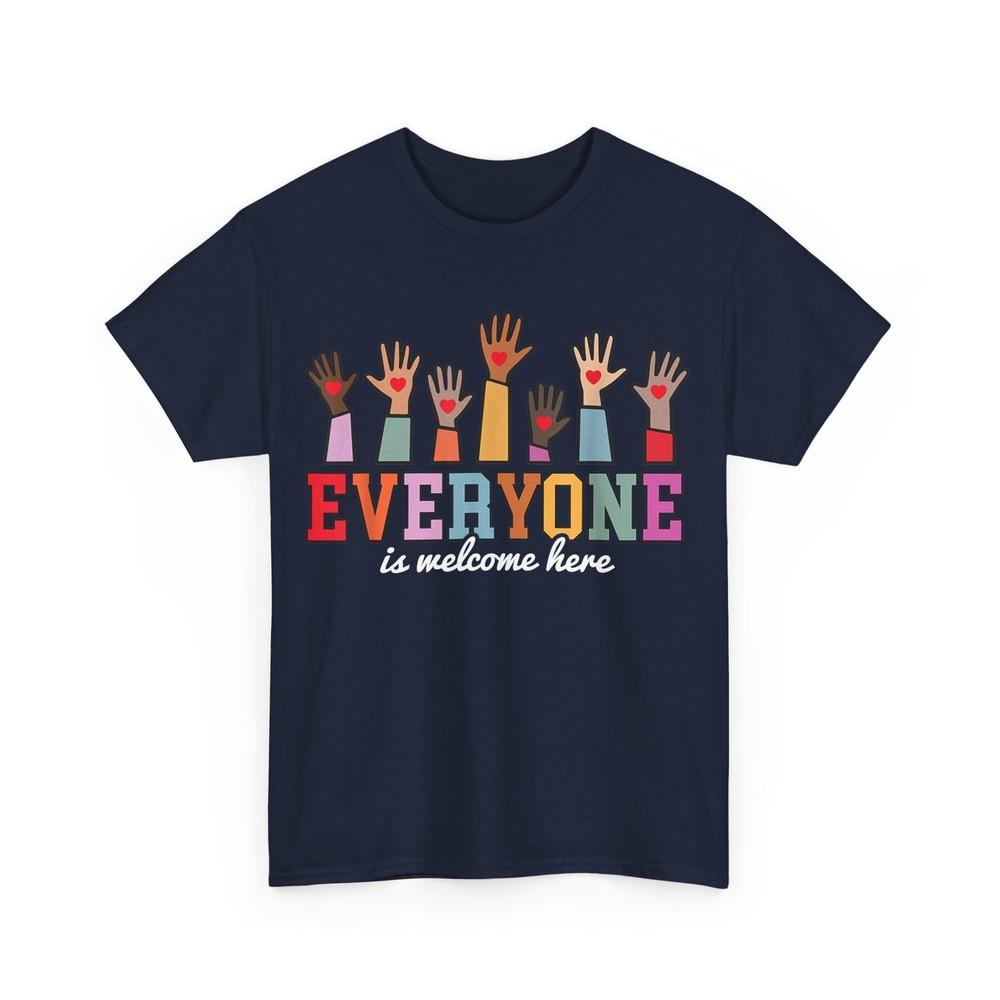 

Everyone Is Welcome Here Idaho Teacher T-Shirt 4XL