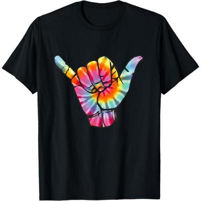 Shaka T-Shirt Ozean Surfen Welle Surfer Hawaii Hand T-Shirt T-Shirt