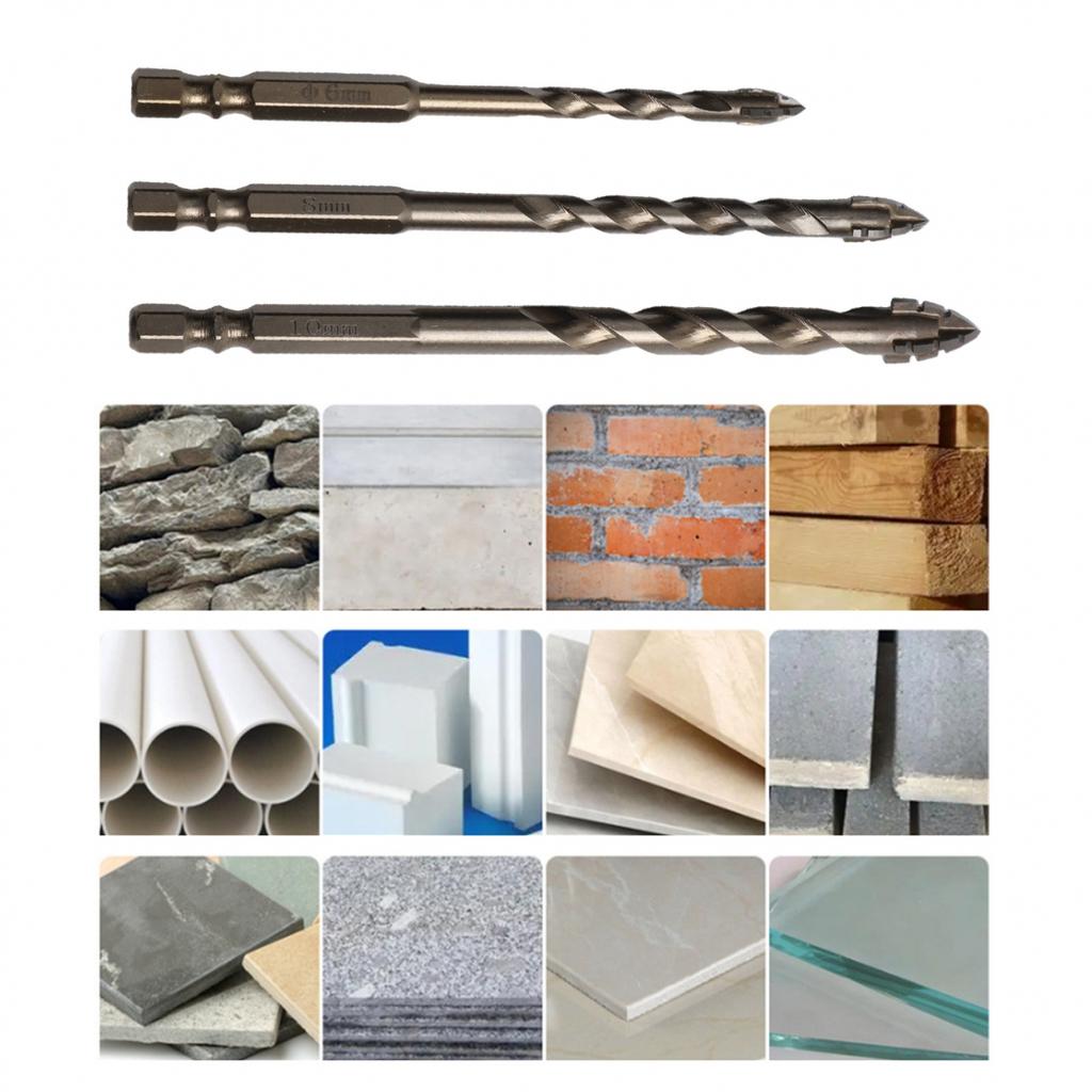 High Performance Eccentric Drill Bit Set for Glass Tiles and Hard Plastics
