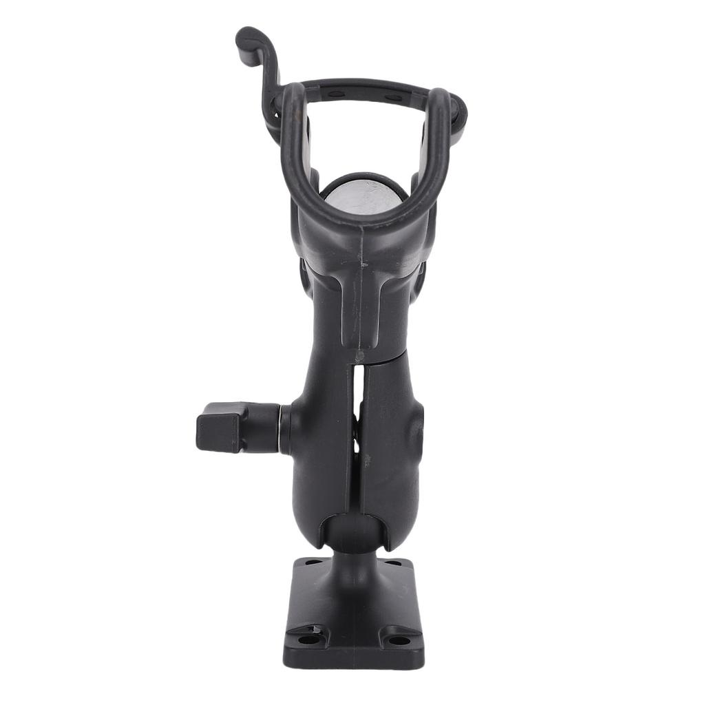 Boat Fishing Rod Holder with Mounting Base Adjustable Rotatable Fishing Pole Holder for Boat Canoe Kayak Black