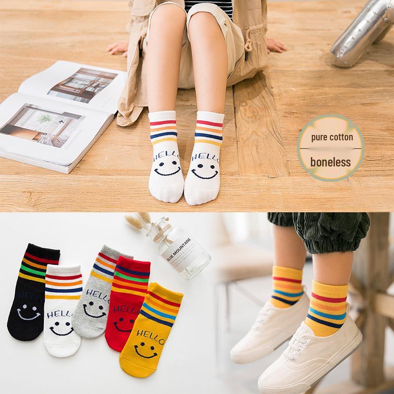 2020 Spring & Autumn Cartoon Mid-Calf Cotton Socks for Boys & Girls—Warm, Soft Children's Socks
