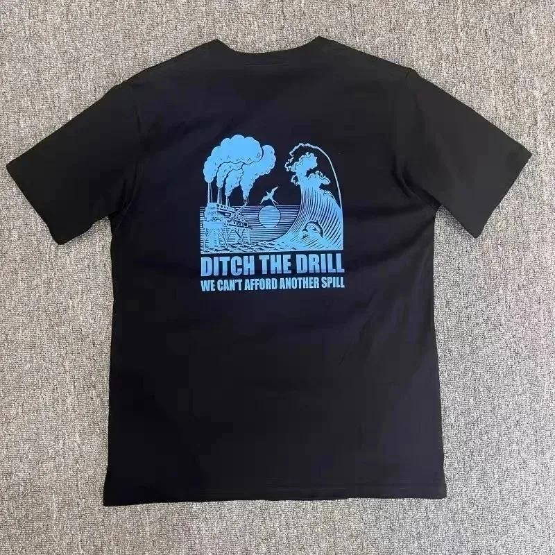 

Футболка с короткими рукавами и принтом «Американские горы» для мужчин и женщин больших размеров, летняя новая модная классическая хлопковая футболка в стиле ретро XXXXXL белый