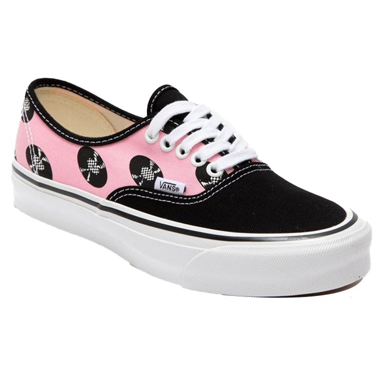 Wacko Maria X Vans Authentic LX Records - Pink Unisex Sneakers Black White VN0A4BV9594