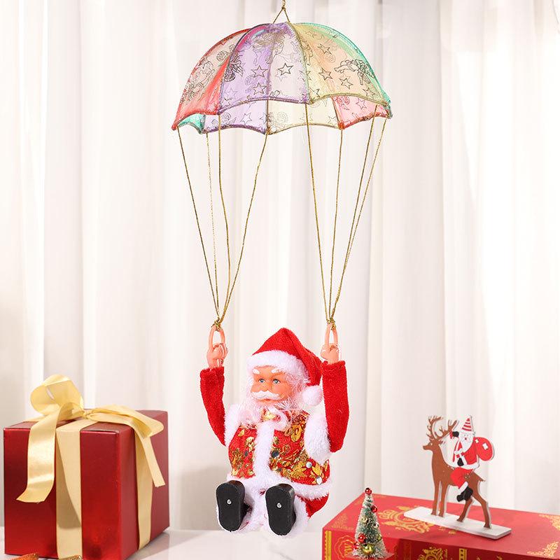 Electric Dancing Parachute Santa Claus Ceiling Decoration