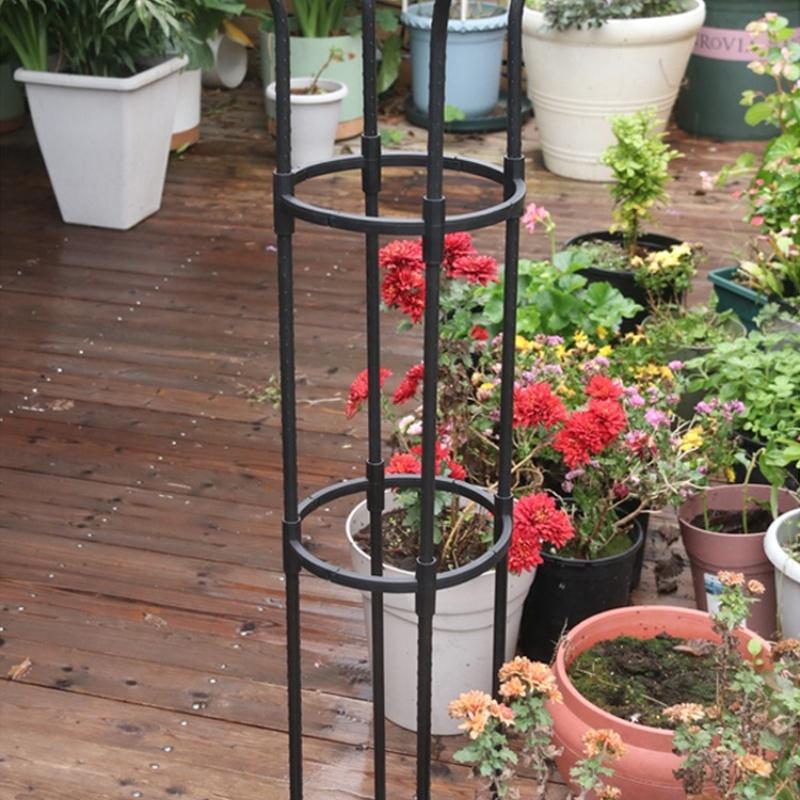 Negro altura 65CM diámetro del círculo 25CM