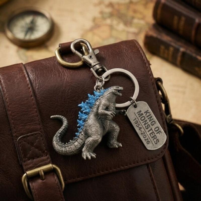 Keychain Metal Dinosaur Pendant As A Creative and Unique Accessory for Car Bags, A Gift.
