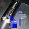 3000M Long Short High Power USB Rechargeable LED Flashlight LED Battery Display Work Light Ultra Powerful Flashlight Lamp Portable Torch Flash