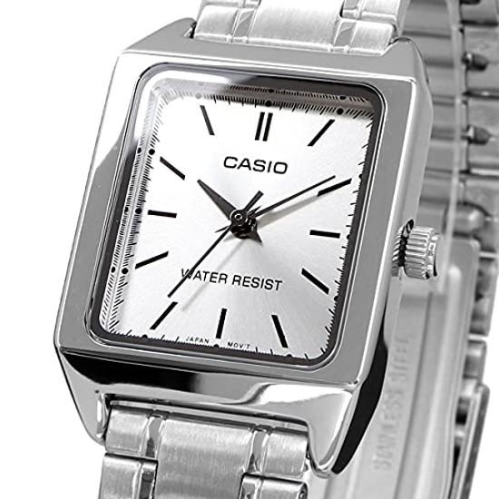 CASIO Standard Cheap Wristwatch Ladies Analog Stainless Silver LTP-V007D-7E