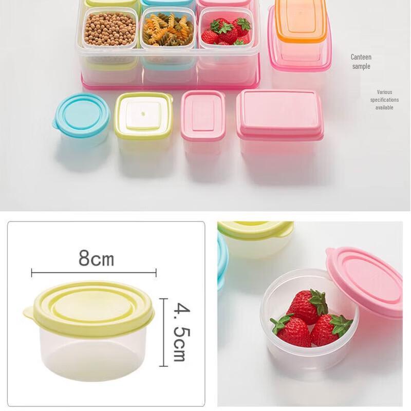 Rechteckige Lebensmittelprobenbehälter