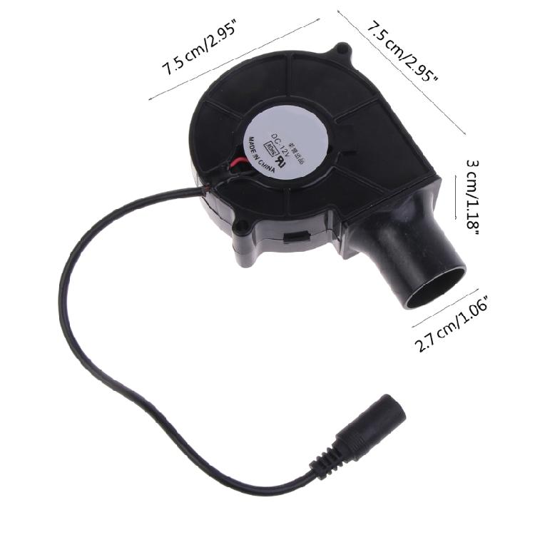 Compact 7530 Plastic Blower Fan With 1.5M USB Cable For Computer Case Amplifier Cabinet PC Components Heat Dissipation