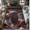 AC Mailand Bedruckter Flanell Teppich Rutschfest Weicher Polyester Boden Teppich Indoor Dekor Matte für Schlafzimmer Wohnzimmer Sofa Spielzimmer Heimdekoration