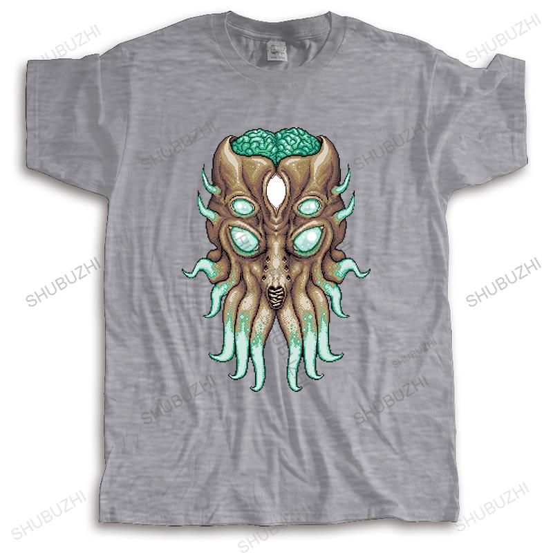 Men Fashion Brand T-shirt O-neck Tshirt Black New Terraria T Shirt Terraria Moon Lord Unisex Tee-shirt Teenagers Cool Tops