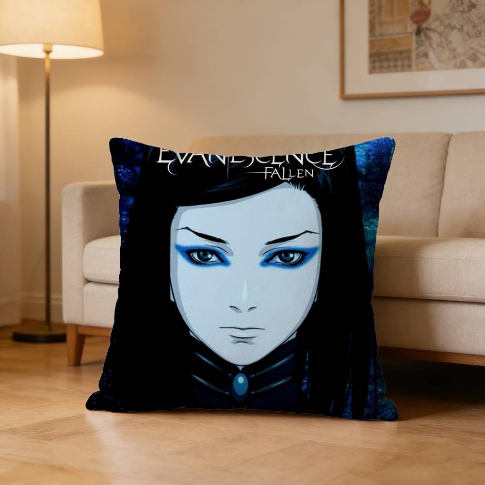 EEvanescence Fallen AAmy Lee Pillow Case Pattern Printed Pillowcase For Living Room Sofa Cushion Cover