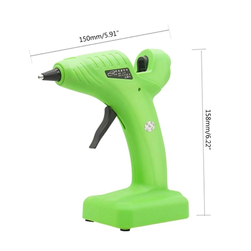 Akkubetriebene Heißklebepistole, Werkzeug für schnelle Reparaturen und Festivaldekoration, ideal für Schule, kleine Bastelarbeiten, Geschenke für DIY-Projekte