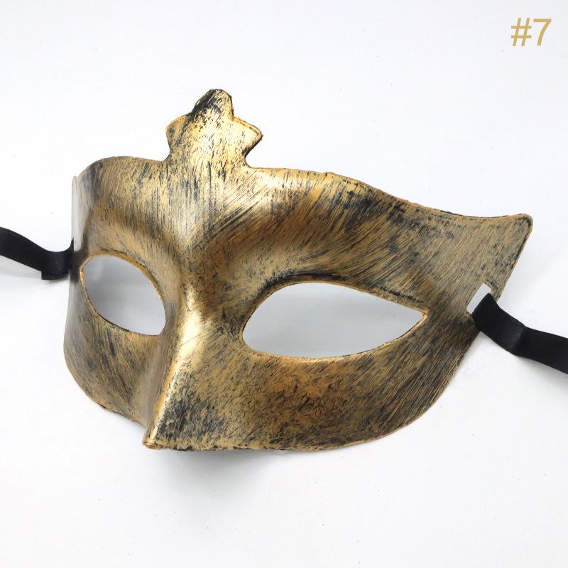 1Pc Masquerade Mask Halloween Costume Party Mask Plastic Half Face Mask Women Men Fancy Dress
