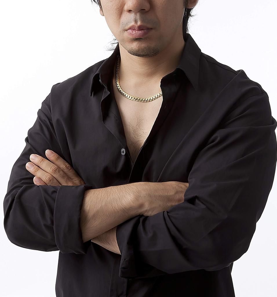 Fiskbensmönstrad Pelle Valentino Naturlig Diamant Magnetisk Halsband Storlek (Platina, M)