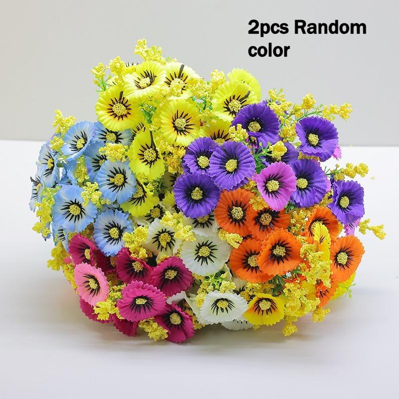 

10/2pcs Outdoor Floral Arrangement, Daisy Simulation Flowers for Decoration, Plastic Flowers, Decorative Flowers Home Decoration