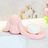 Cute Rabbit Soap Dish Soap Box Bathroom Decor Organizer Long Eared Rabbit Soap Holder  Kitchen