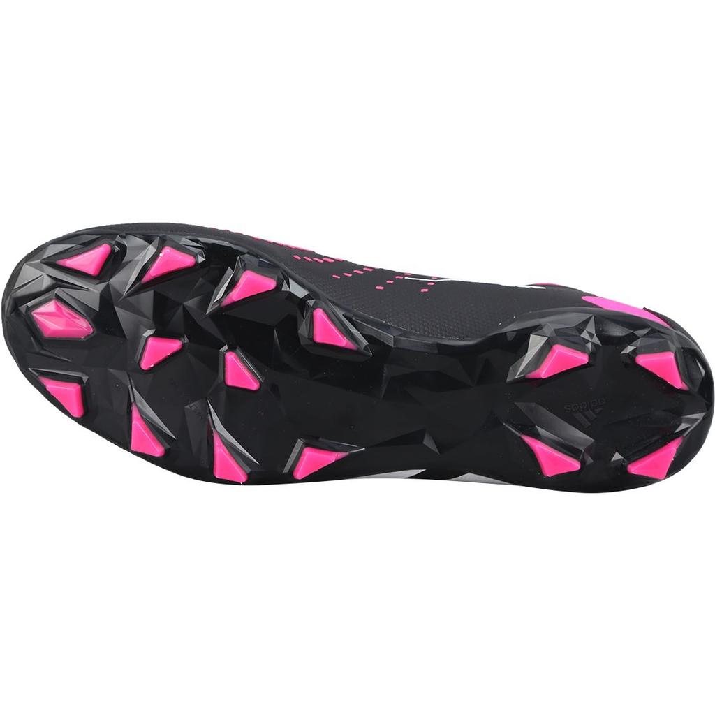 Adidas Predator Accuracy.3 MG Football Shoes Men Football Shoes Black White Pink GW4631
