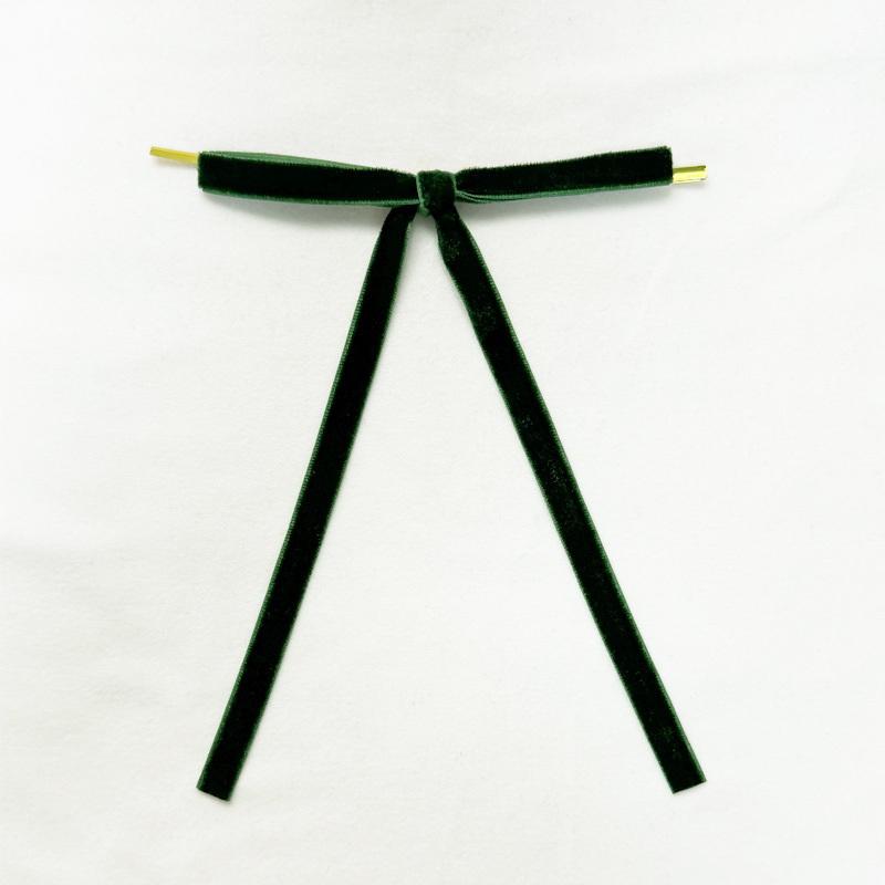 24 st Sammetsrosetter Julgransrosett Sammetsbandsrosett Vintage Kransdekoration Julklappsinslagning DIY Hantverk