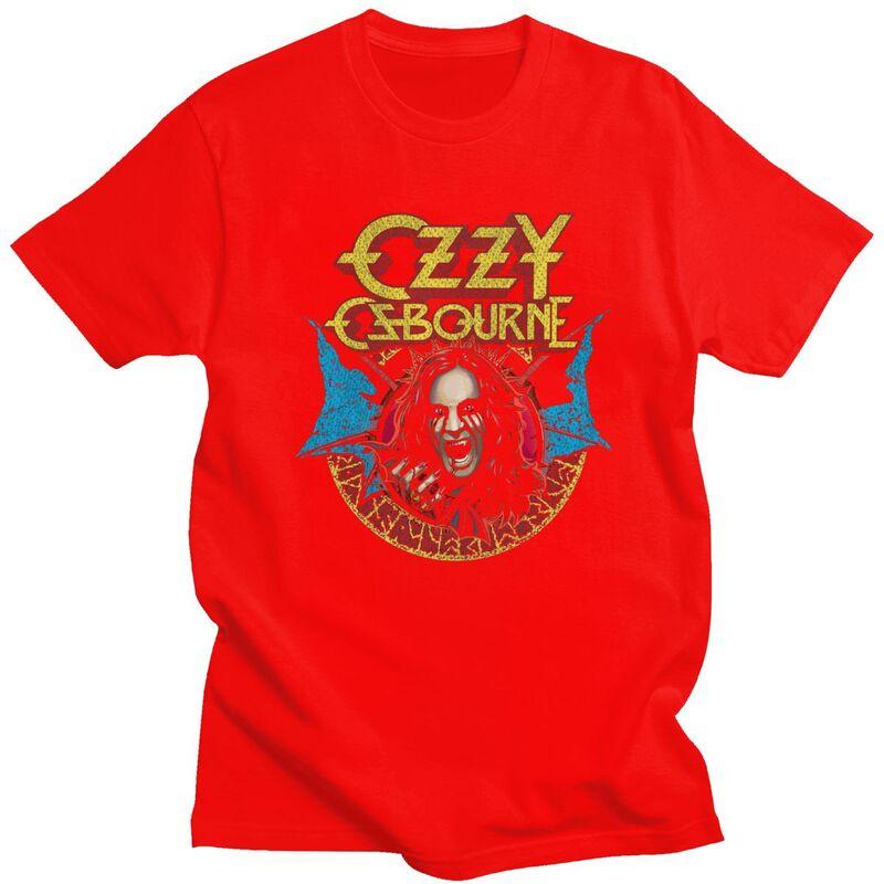 

Custom Heavy Metal Rock Ozzy Osbourne T Shirt for Men 100 Cotton Tshirt Tee Short Sleeves Tshirt Clothing Gift S