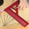 Multipurpose Woodworking Layout Square 3D Design Protractor Marking Tool  for Home Workshop