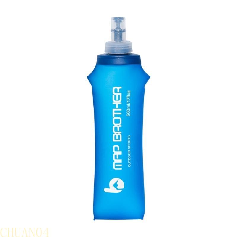 Bouteille d'eau pliable A1A2 Gourde souple portable en TPU Bouteille d'eau Pack d'hydratation pour la course à pied