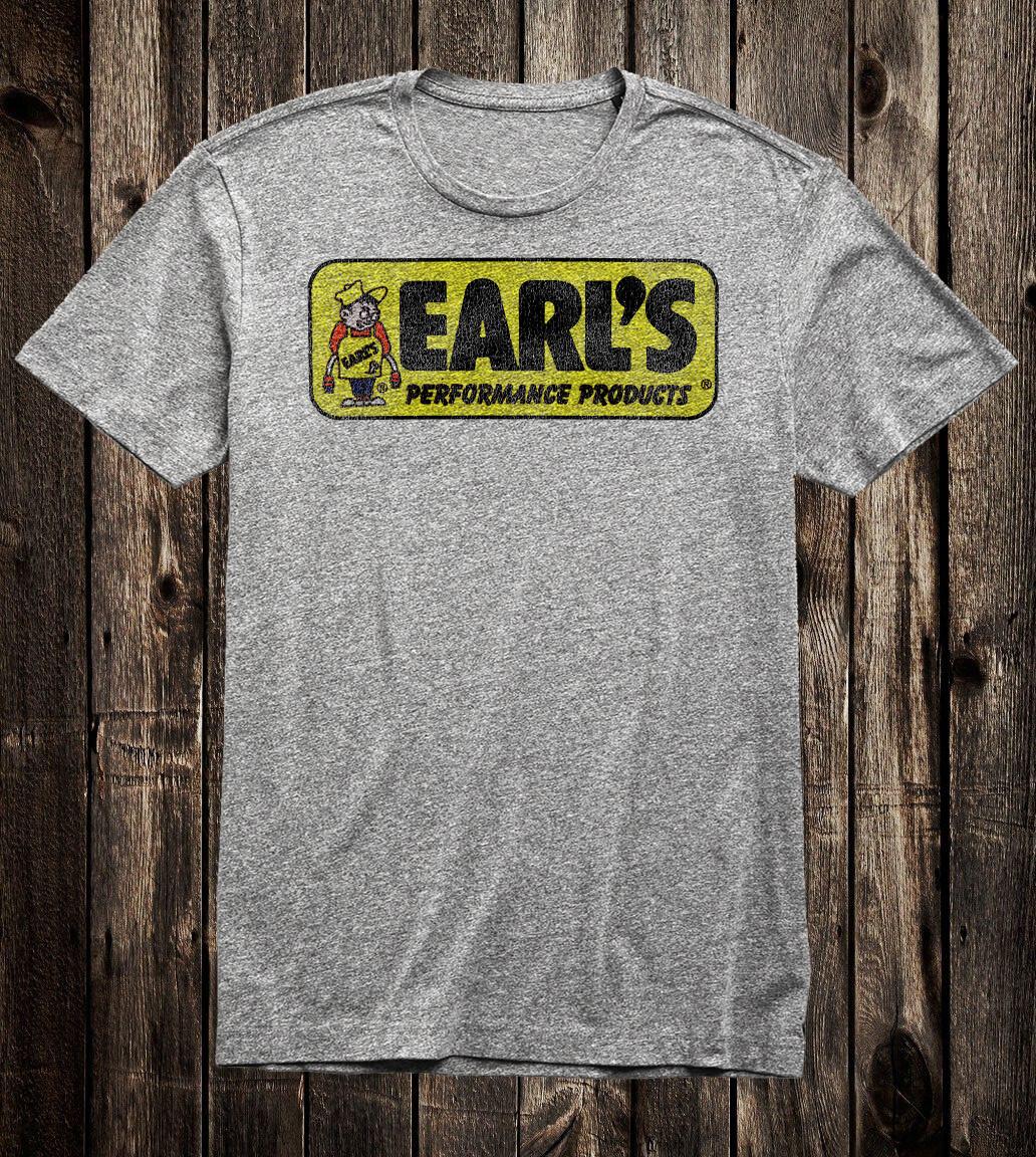 Retro Hot Rod Tee T Shirt Drag Race Racing Speed Shop Earl s Performance Parts M