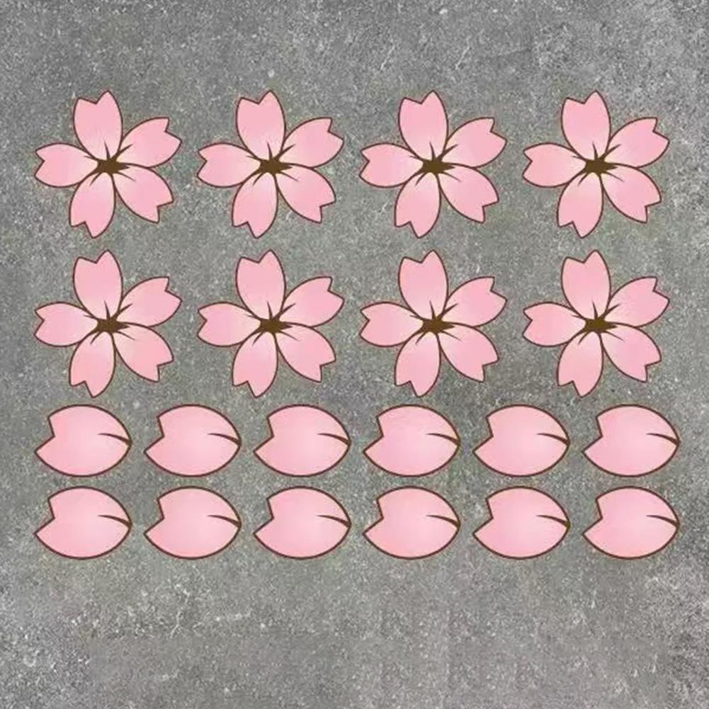 Beautiful Patterns Bumper Decals Car Stickers Motorcycle Decorations Flowers + petals