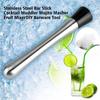 1pc Cocktail Muddler Stainless Steel Bar Stick Mojito Masher Fruit Mixer Ideal Bartender Tool Barware