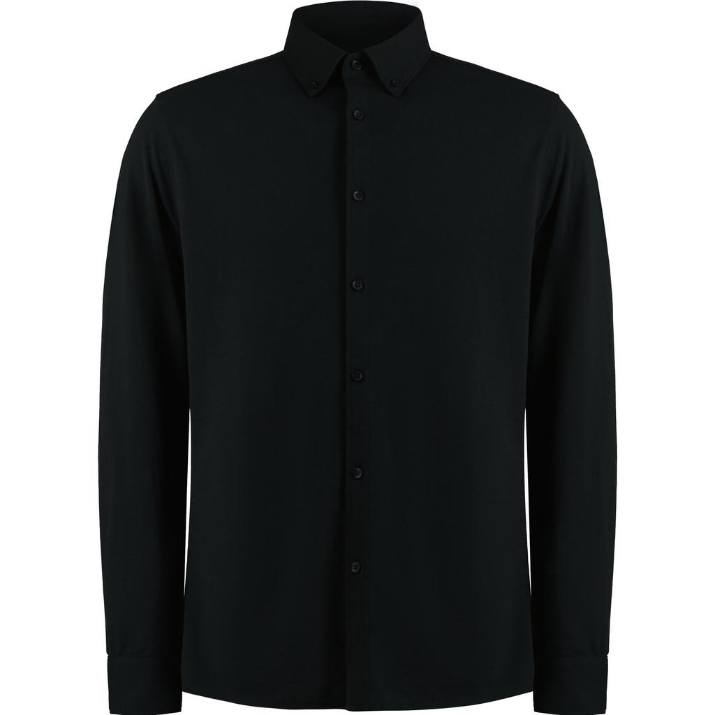 Kustom Kit Mens Superwash 60Â°C Tailored Long-Sleeved Shirt