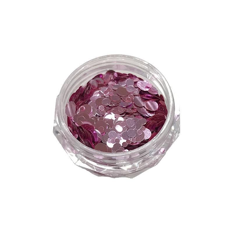 1 Box Round Dot Nail Sequins 1-3Mm Round Nail Glitter Flakes Shiny Nail Art Decoration Supplies For Diy Manicure Salon
