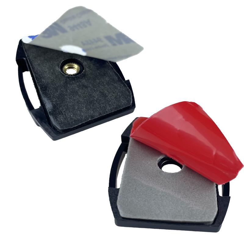 Adhesive Mount for Action Camera: Flat Base for Helmet, Bicycle, Skateboard, Car