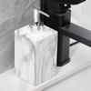 Shower Soap Dispenser Marble Texture Soap Dispenser Hand Soap Dispenser Bottle with Pump Hand Wash Dispenser for Kitchen