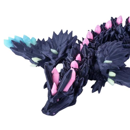 Ou de Dragon Imprimat 3D cu Dragon în Interior Decorațiune de Masă Fantezie Animal Articulat Jucărie Antistres Articol de Colecție Umpluturi Ciorap Crăciun pentru Copii