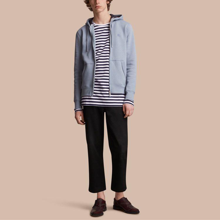 Burberry Clarendon Zip Up Check Hoodie 40569551