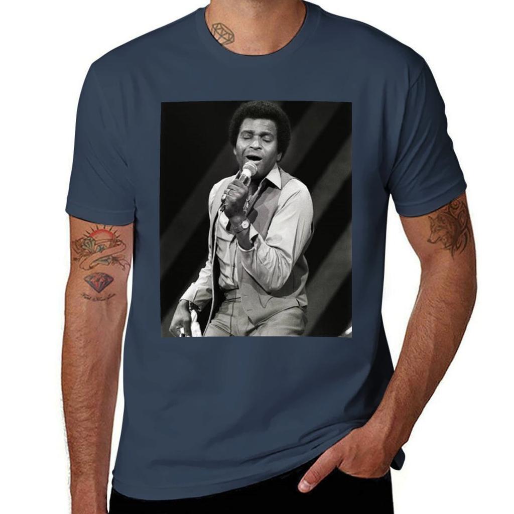 Charley Pride Maglietta Classica T Shirt Unisex 100% Cotone Marca di Lusso Magliette Unisex Per Maglietta Unisex