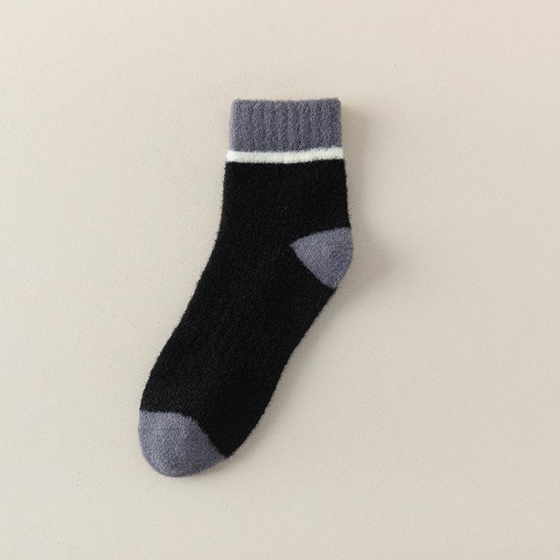 Men's Woolen Thickened Mid-calf Socks for Winter, Suitable for Sports, Sweat-absorbing and Odor-resistant, Autumn-winter Long Socks