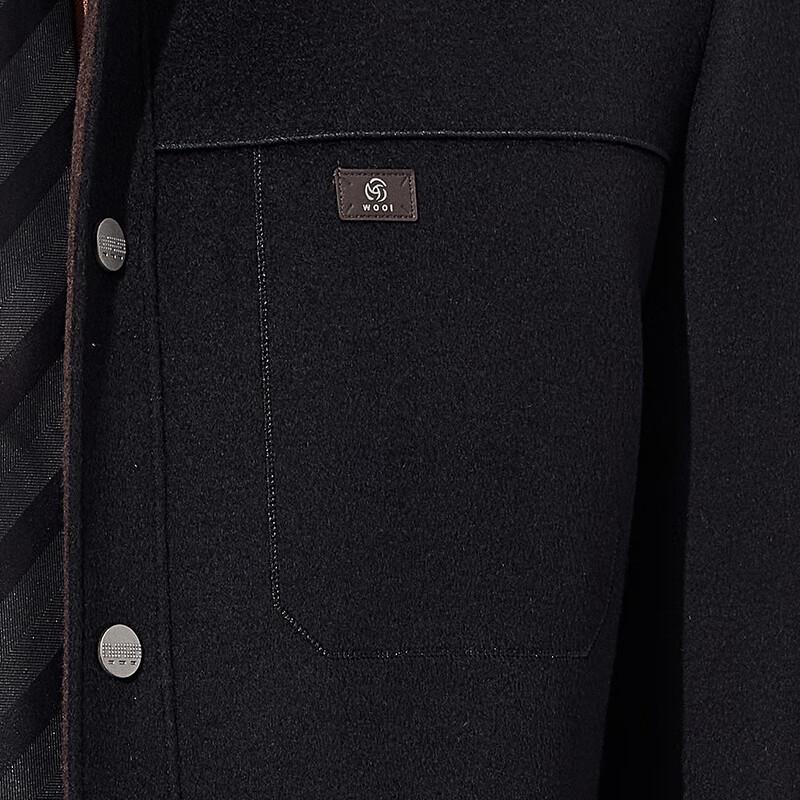 Antonio Men's Cashmere Blend Padded Lapel Jacket