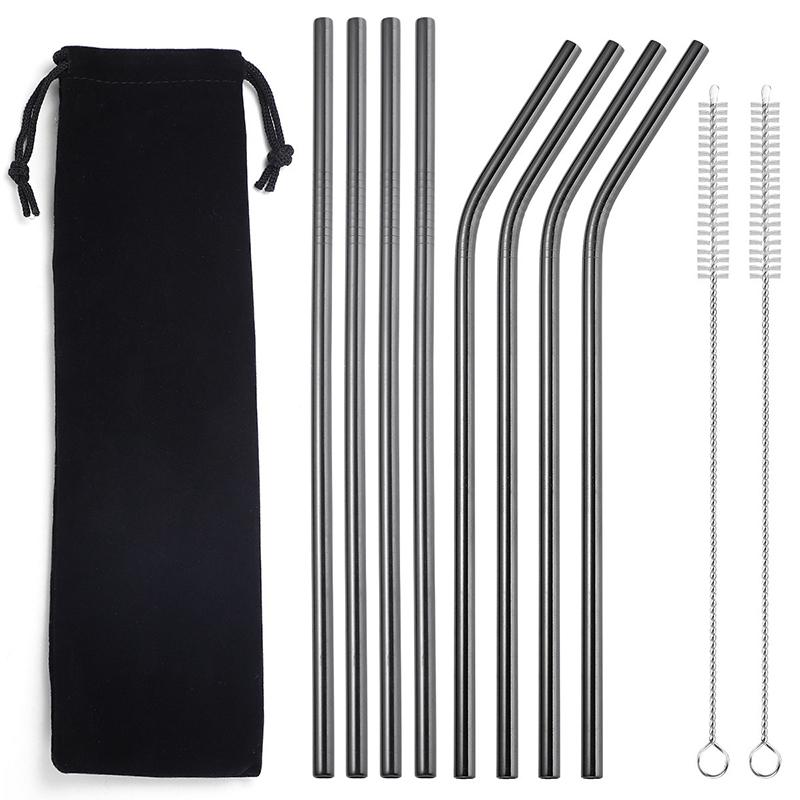 Reusable Tubes Metal Drinking Straws Straw Multi-time Straw Stanley Cup 304 Stainless Steel Straws XG002