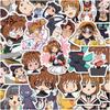 10/54Pcs Cardcaptor Sakura Cartoon Graffiti Sticker for Kids Toy Luggage Laptop Cartoon Waterproof Stickers Decoration Supplies