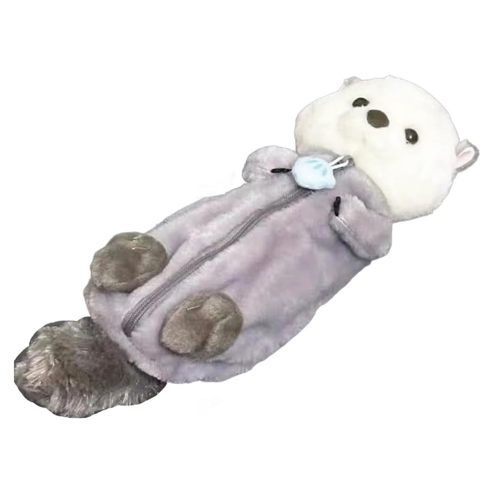 Cartoon Plush Kawaii Pencil Case Dirt Resistant and Portable Pencil Bag Suitable for Office School Home Use