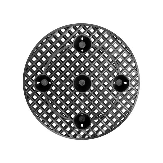 

Поднос для цветочного горшка, надежный многофункциональный пластиковый практичный поднос с хорошей загрузкой, поднос для лифта для цветочного горшка, садовый поднос чёрный