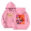 Child Fashion Lightweight Long Sleeve Pullover With Pockets  Print Hoodie
