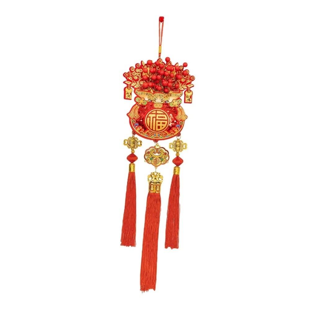 Traditional Spring Festival Pendants Lucky Bag Shape Festive Hanging Ornaments  Entry Door