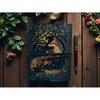 Fox Grimoire Leather Journal with Key – Handmade deckle page journal for women