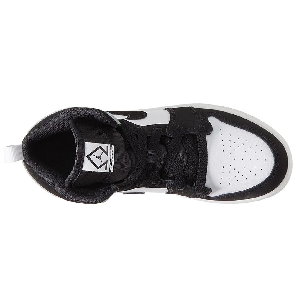 Air Jordan 1 Mid SE PS Diamond Kinder-Sneaker Weiß Mehrfarbig Schwarz DN4323-100