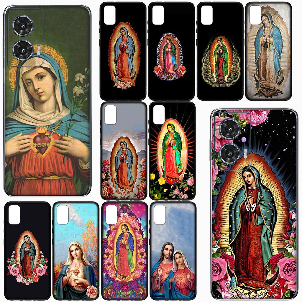 Cover for Samsung Galaxy S25 S24 S23 Fe Ultra Plus S7 Edge A05 A06 A16 A15 A35 Protective Phone Case Virgen de Guadalupe