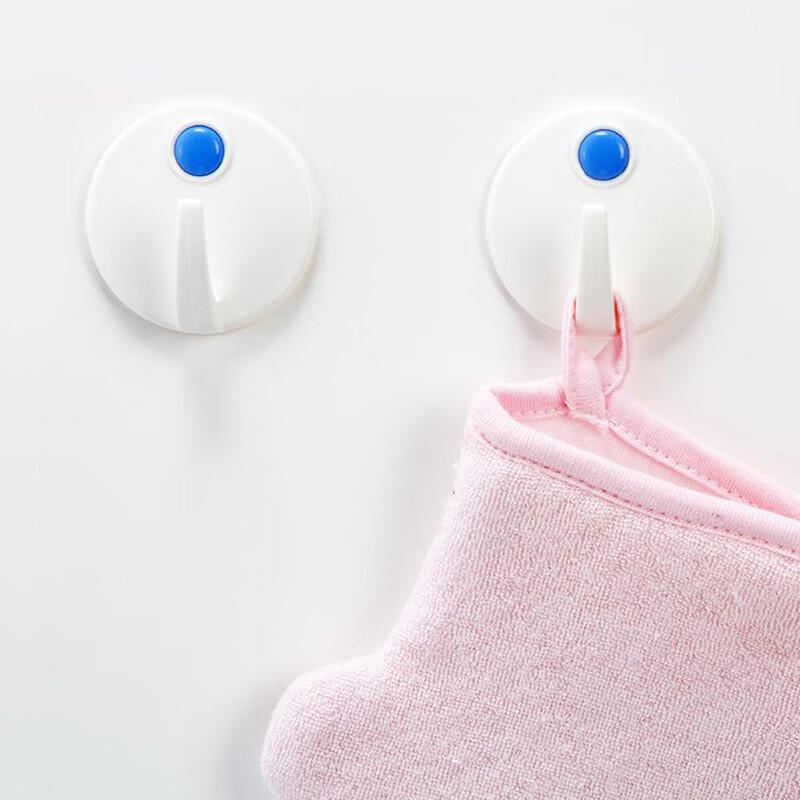 CHAHUA Round Plastic Wall Hooks