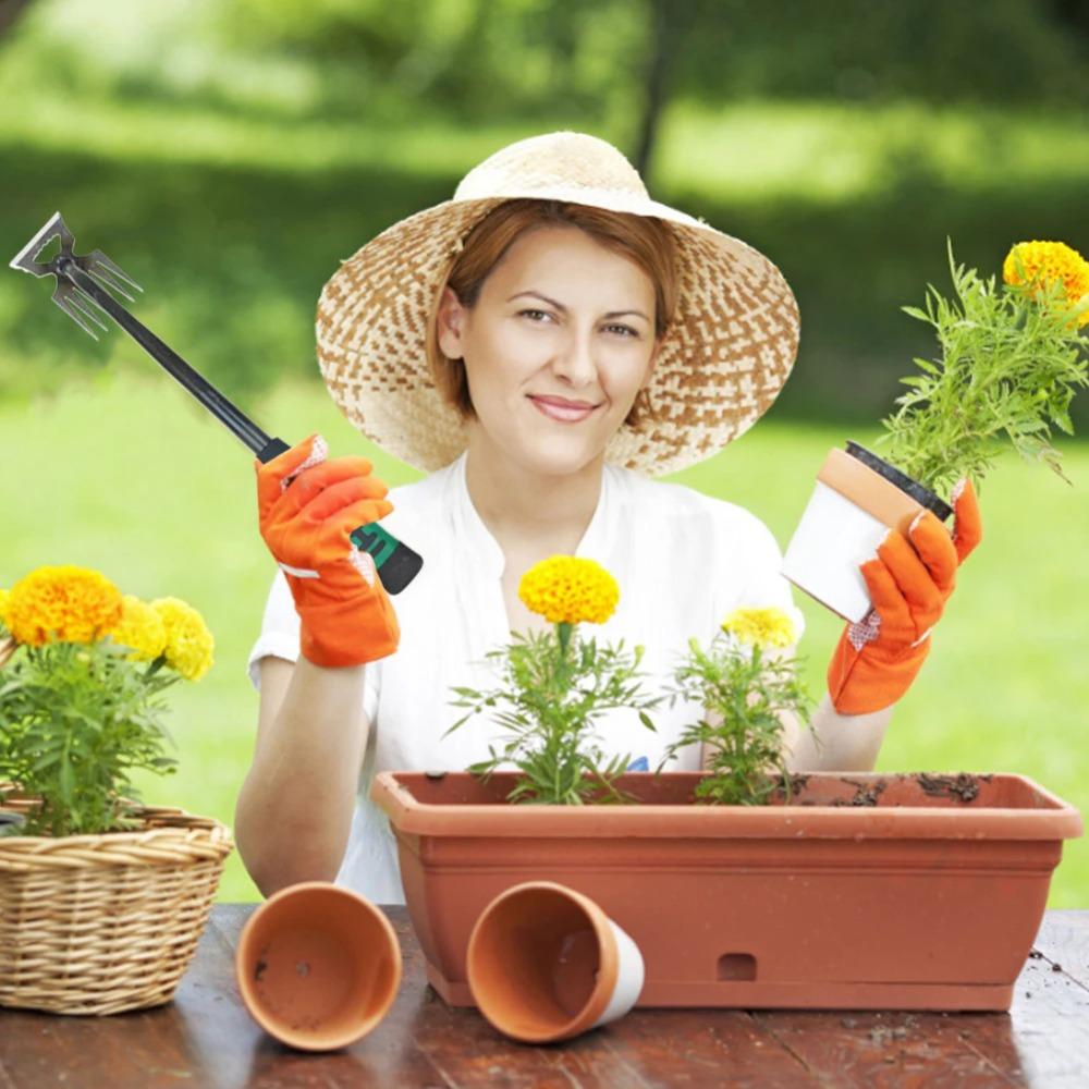 5/6/11 Tines Gardening Hand Weeder Tool Multifunctional Uprooting Weeding Tool Grass Root Removal Tool Gardening Supplies